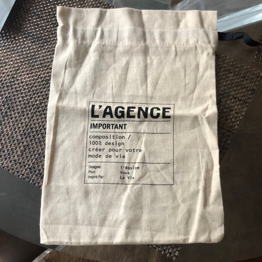 L’agence dust bag 15.5x10:5 inches